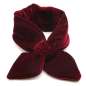 Preview: Marple scarf velvet dark red